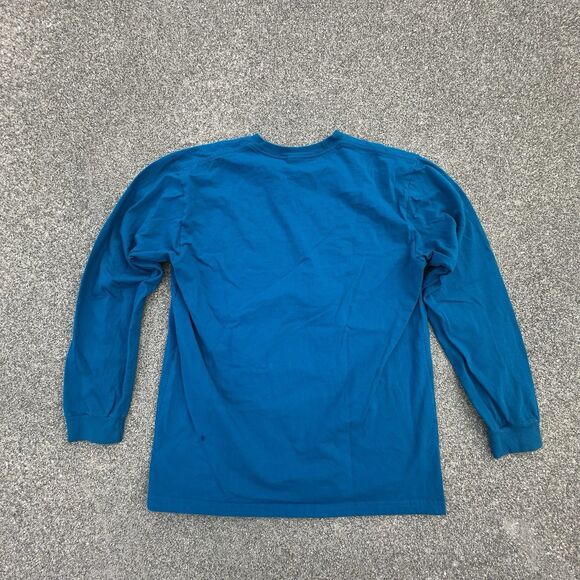 Supreme Key West Florida Long Sleeve Shirt Mens Large Blue Made in USA Regular - Picture 5 of 5